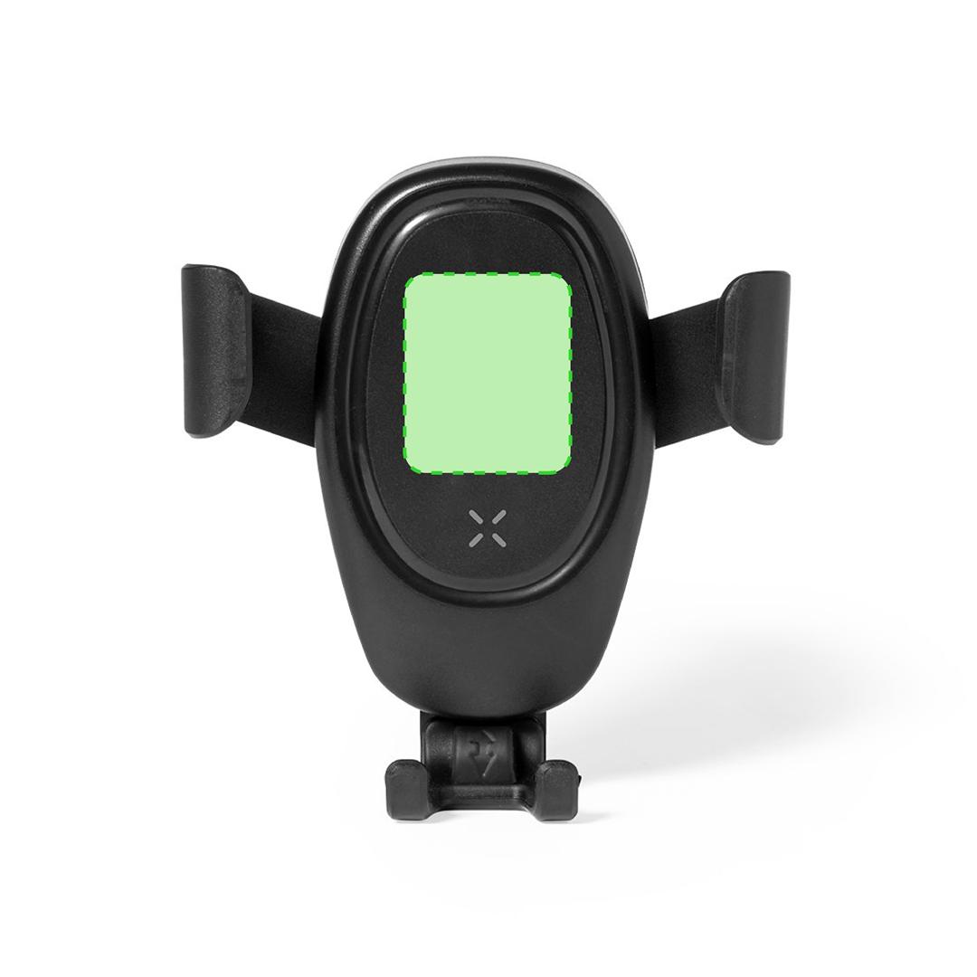 Soporte cargador inalámbrico 10W ajustable rejilla ventilación carga rápida