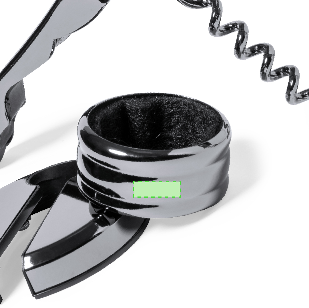 Set de vinos Limited Edition de acero inoxidable negro brillo 3 accesorios