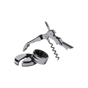 Set de vinos Limited Edition de acero inoxidable negro brillo 3 accesorios
