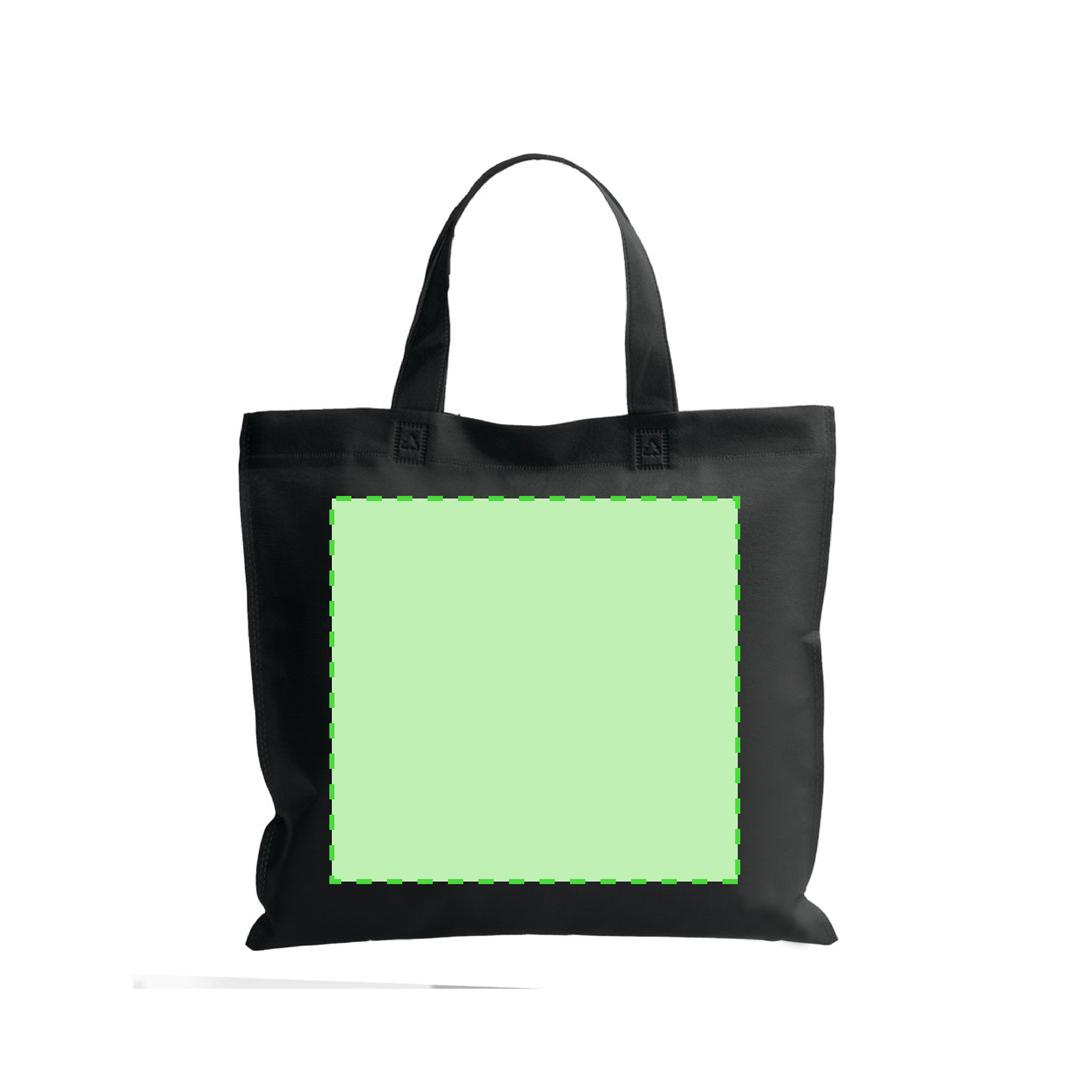 Bolsa de RPET asas cortas 38×35 cm formato apaisado