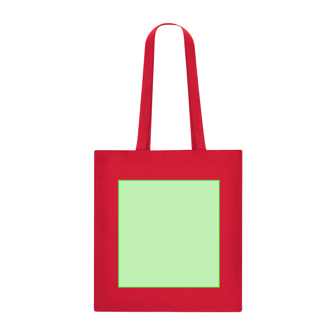 Bolsa de algodón 140 g/m² multitono asas reforzadas 70 cm