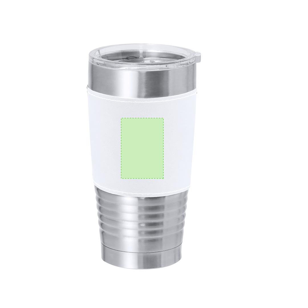 Vaso térmico compacto de acero con banda de poliuretano 420 ml