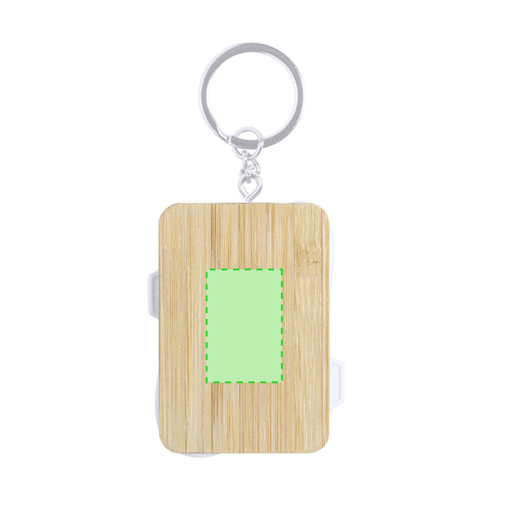Cable cargador de bambu natural 3 en 1 con Micro-USB, Tipo-C y Lightning