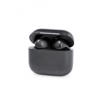 Auriculares intraurales Bluetooth 5.3 con base de carga 300 mAh, táctil y caja kraft