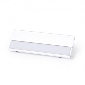 Identificador de equipaje de aluminio ligero con ventana