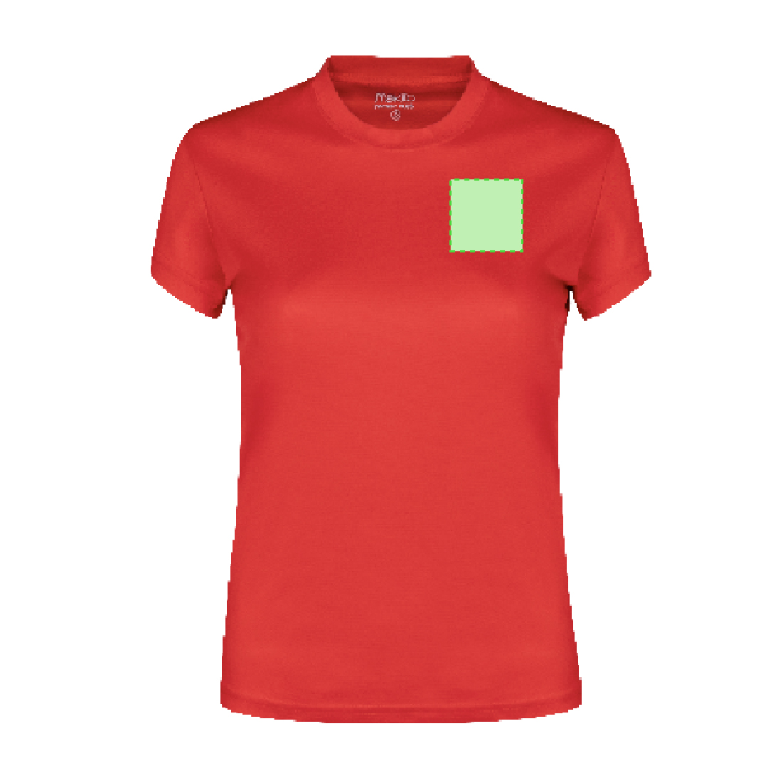 Camiseta técnica Tecnic Plus mujer — 100% poliéster transpirable 135 g/m², variada gama de colores vivos, tallas S-XL