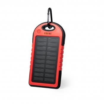 Powerbank con carga solar de 4000 mAh y autonomía sin corriente eléctrica