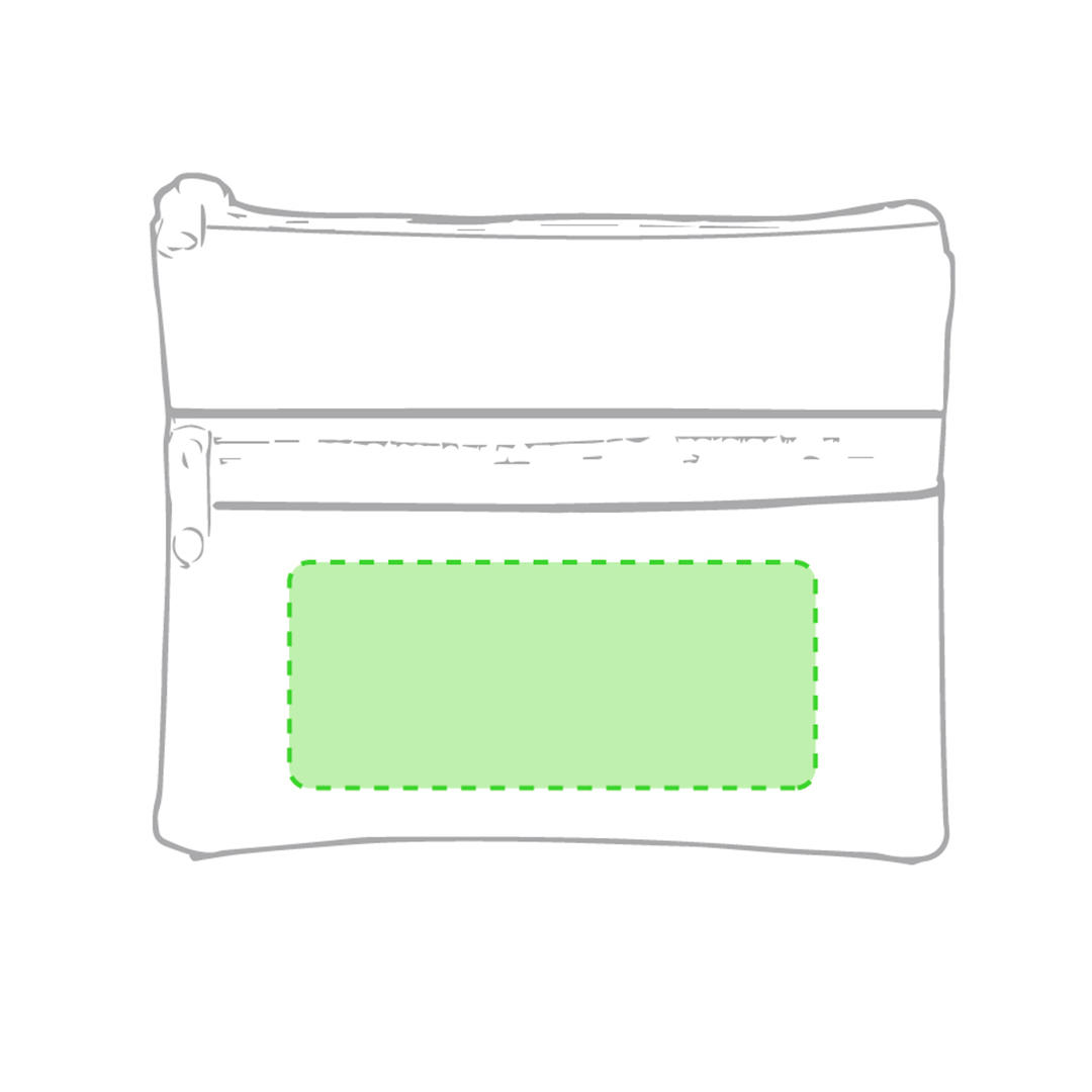 Monedero de polipiel con compartimento principal y bolsillo frontal en colores vivos
