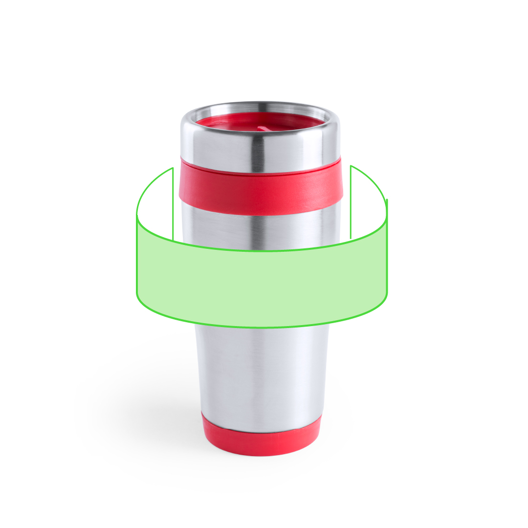 Vaso térmico grande de acero inoxidable 450 ml