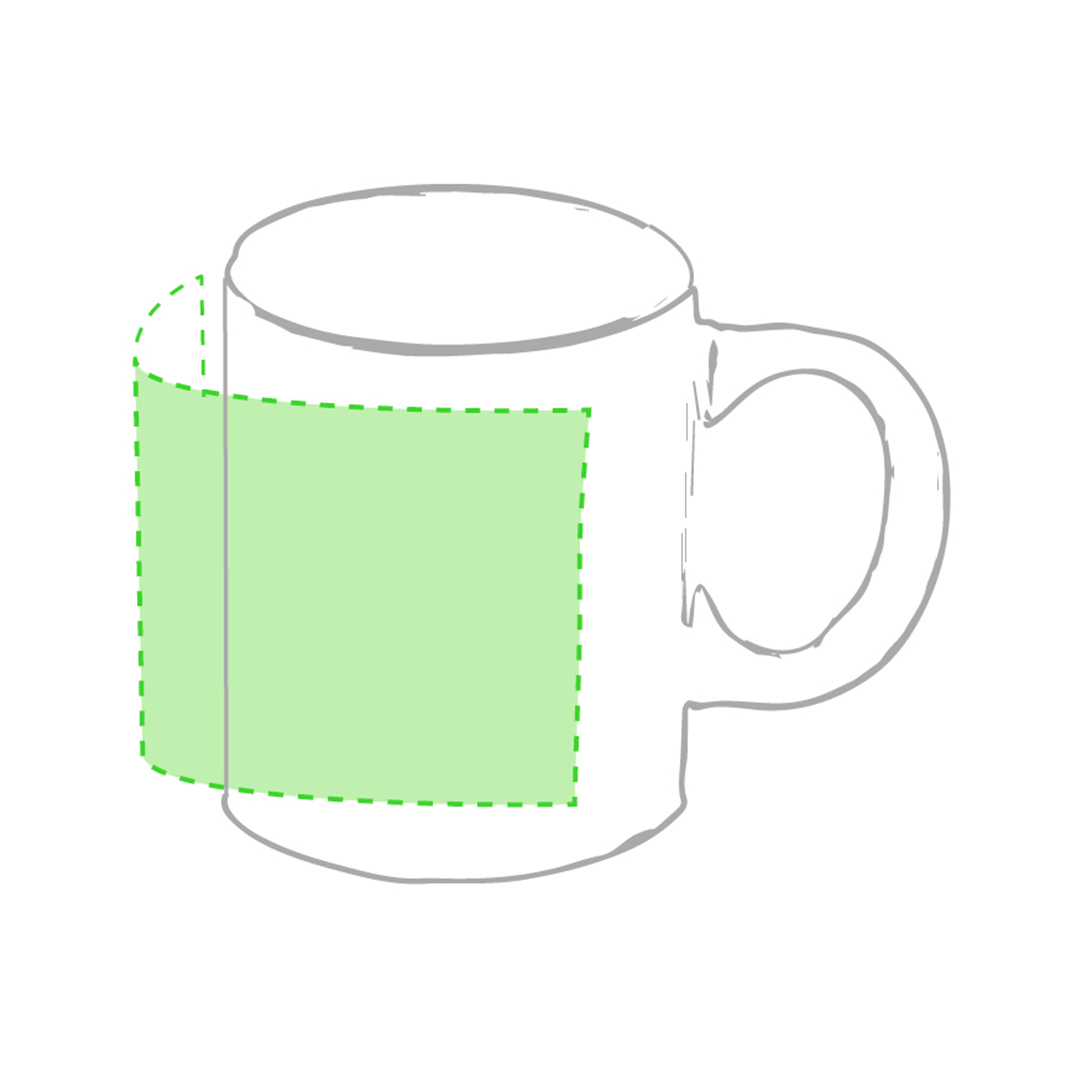 Taza de cerámica mini formato cortado 250 ml