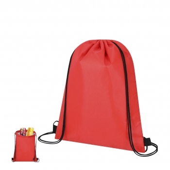 Mochila nevera de cuerdas de poliéster 210D con interior de aluminio acolchado y capacidad 4L