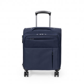 Trolley de nylon con 8 ruedas giratorias y compartimento para portátil