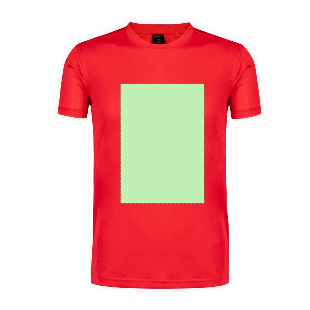 Camiseta técnica Tecnic Rox adulto — poliéster transpirable 135 g/m² con diseño de panal de alta resistencia, colores vivos, tallas S-XXL