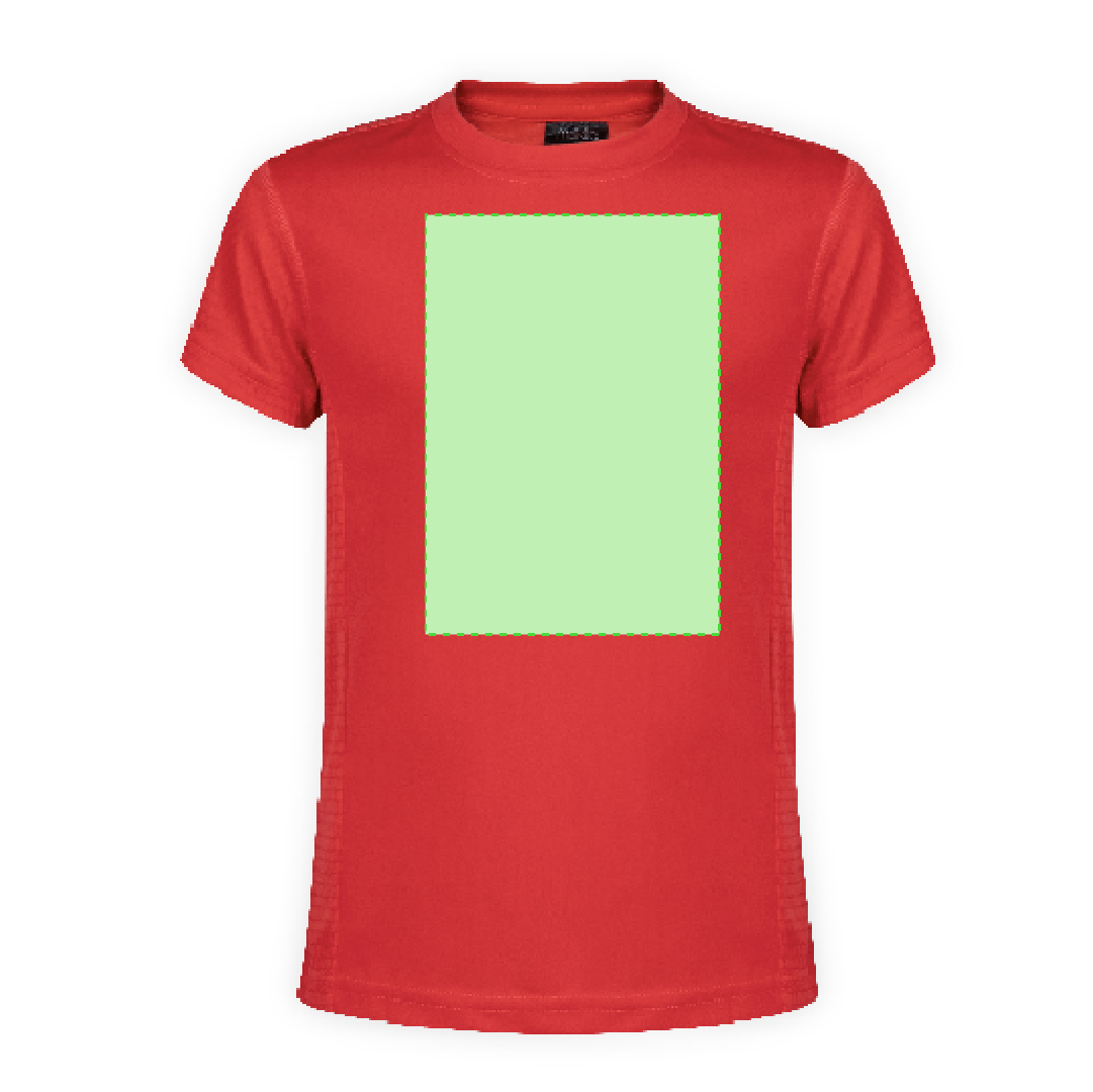 Camiseta técnica Tecnic Rox niño — poliéster transpirable 135 g/m² con diseño de panal, colores vivos, tallas infantiles