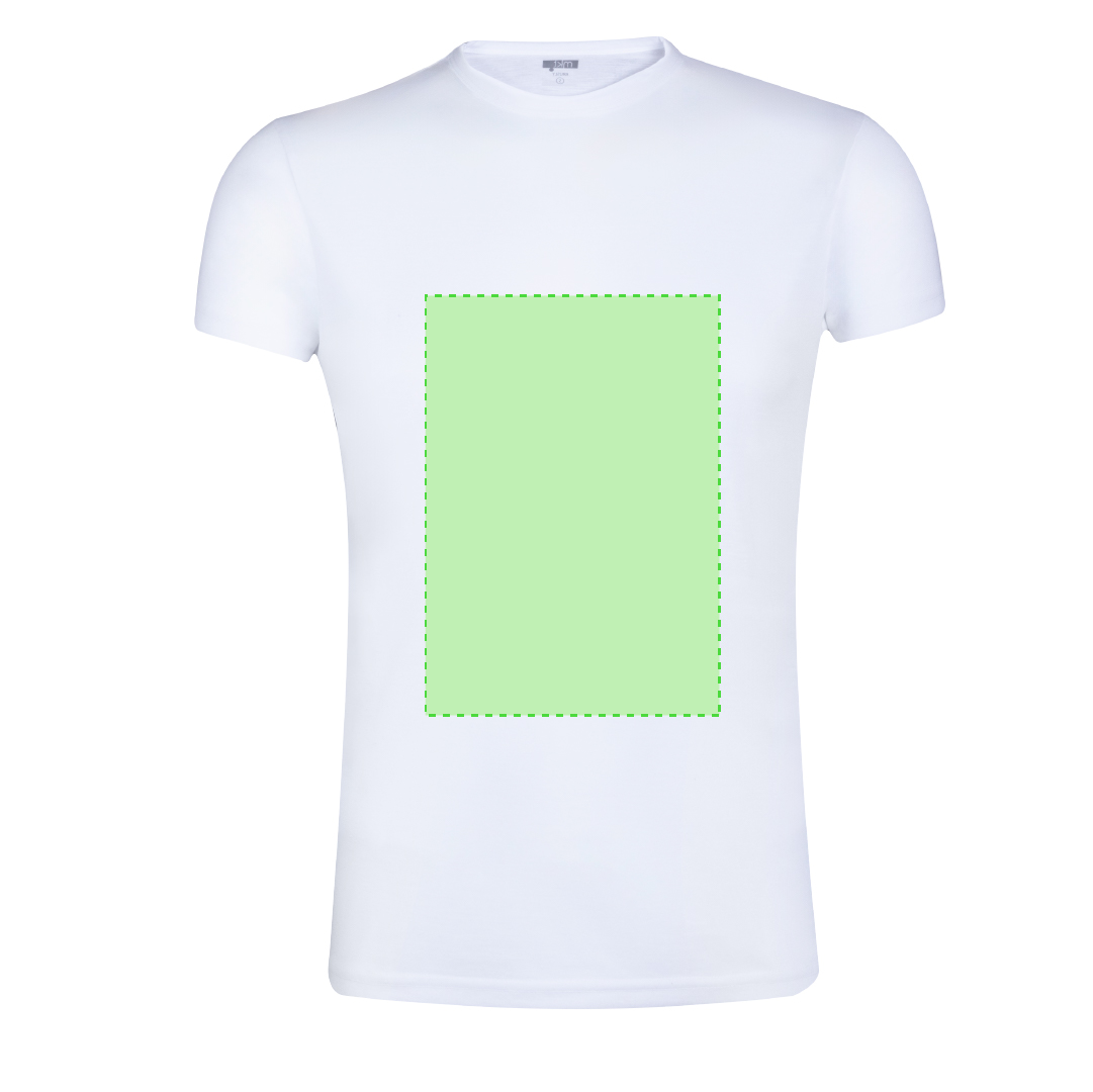 Camiseta Krusly adulto — 100% poliéster transpirable 140 g/m² tacto algodón, diseñada para sublimación, tallas S-XXL