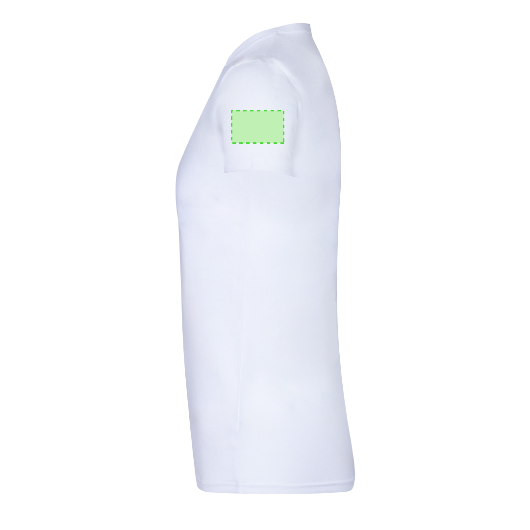 Camiseta Krusly adulto — 100% poliéster transpirable 140 g/m² tacto algodón, diseñada para sublimación, tallas S-XXL