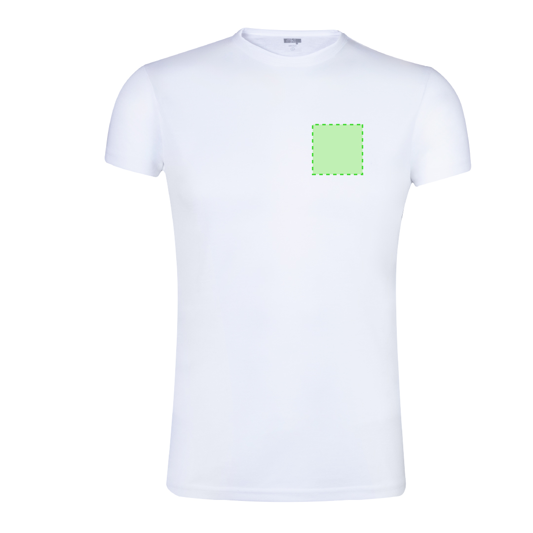 Camiseta Krusly adulto — 100% poliéster transpirable 140 g/m² tacto algodón, diseñada para sublimación, tallas S-XXL