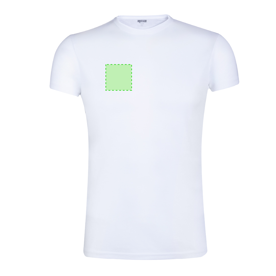 Camiseta Krusly adulto — 100% poliéster transpirable 140 g/m² tacto algodón, diseñada para sublimación, tallas S-XXL