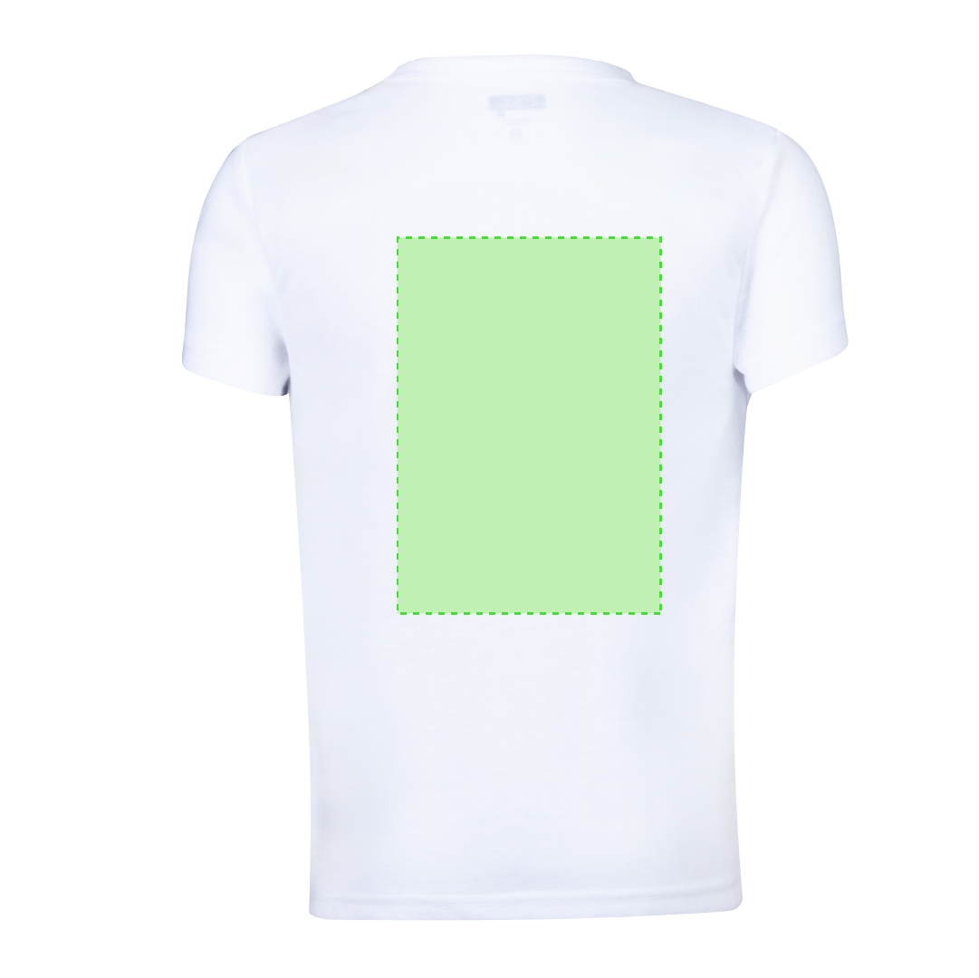 Camiseta Krusly niño — 100% poliéster transpirable 140 g/m² tacto algodón, diseñada para sublimación, tallas infantiles