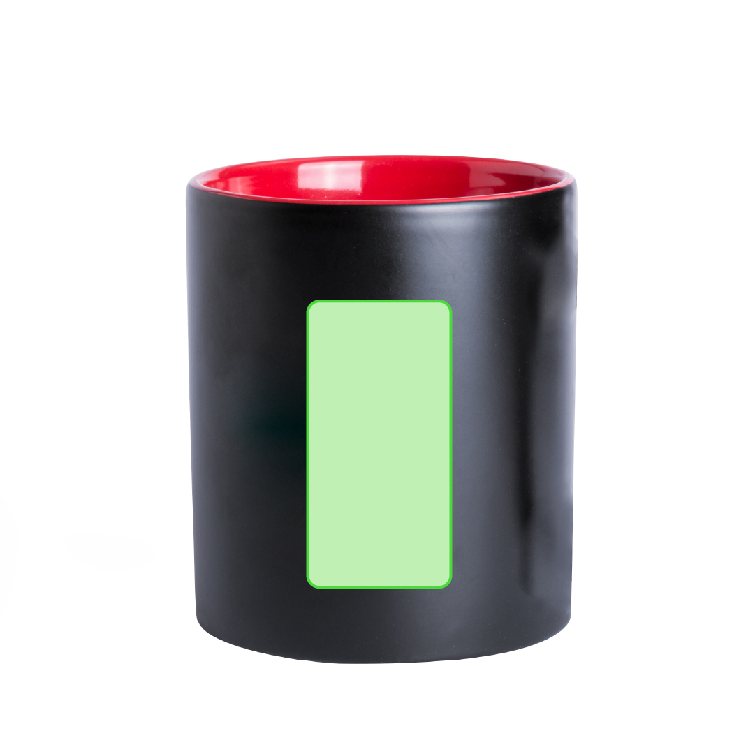 Taza clásica de cerámica esmaltada 350 ml