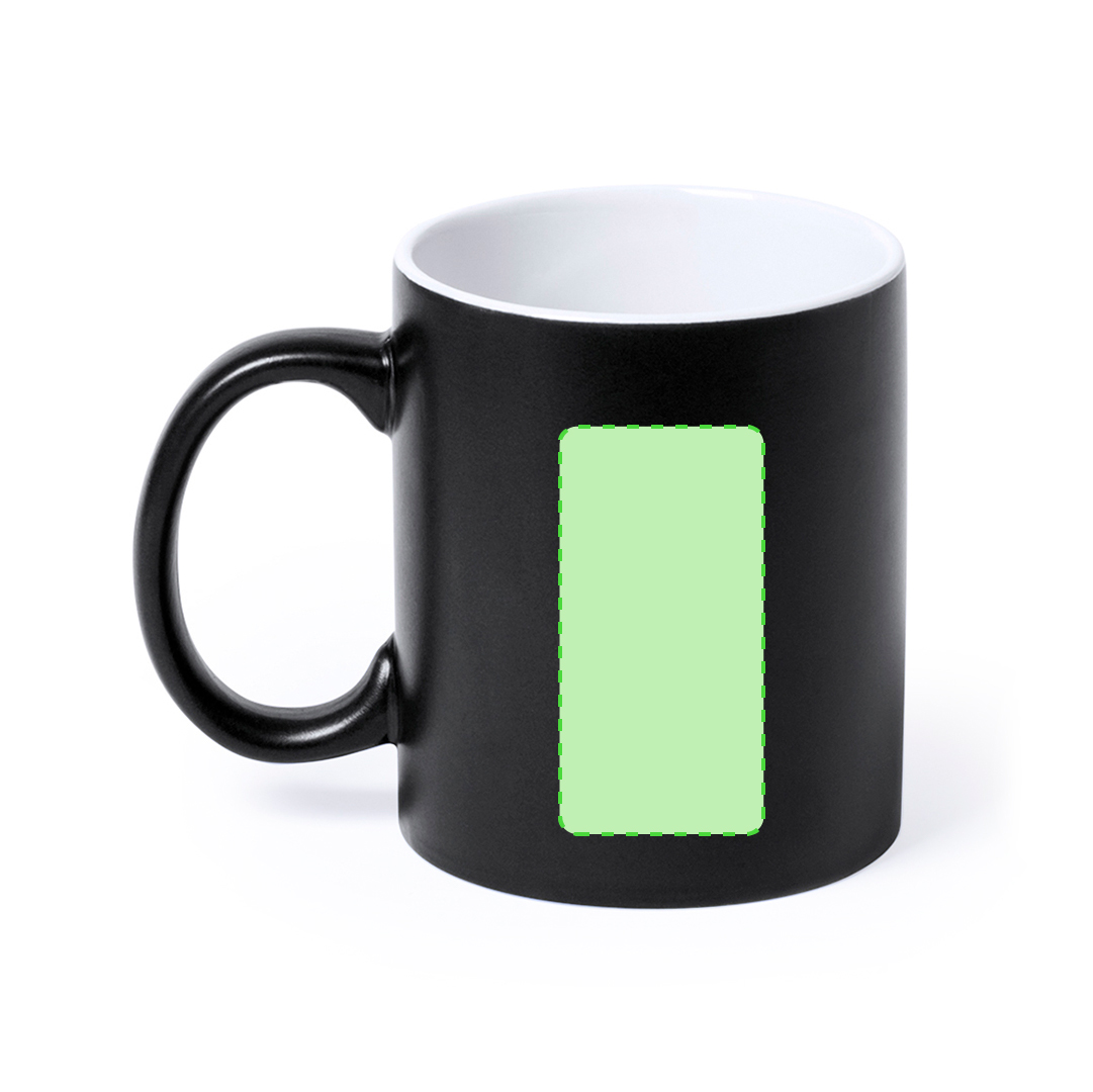 Taza de cerámica con superficie de pizarra 350 ml
