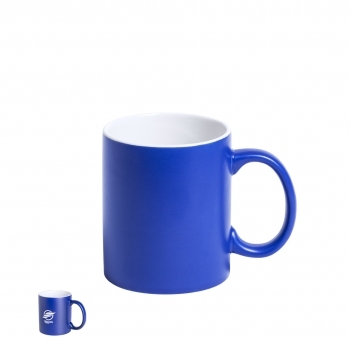 Taza de cerámica con superficie de pizarra 350 ml
