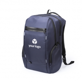 Mochila de negocios resistente al agua con USB, cable micro USB 1m y portátil 15