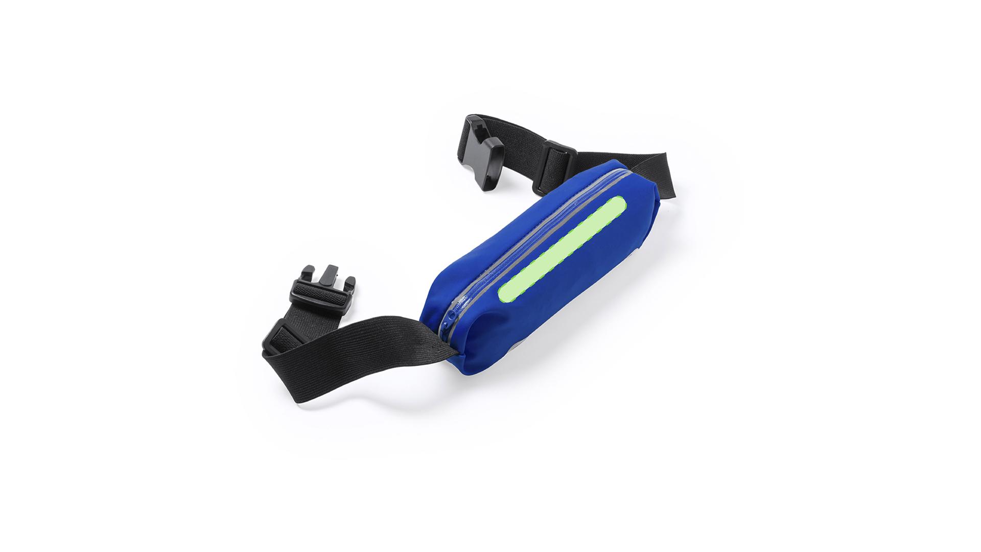 Riñonera de lycra resistente al agua con bolsillo PVC táctil en variados colores