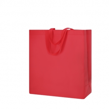 Bolsa de material mixto asas cortas pequeño formato 30×34 cm