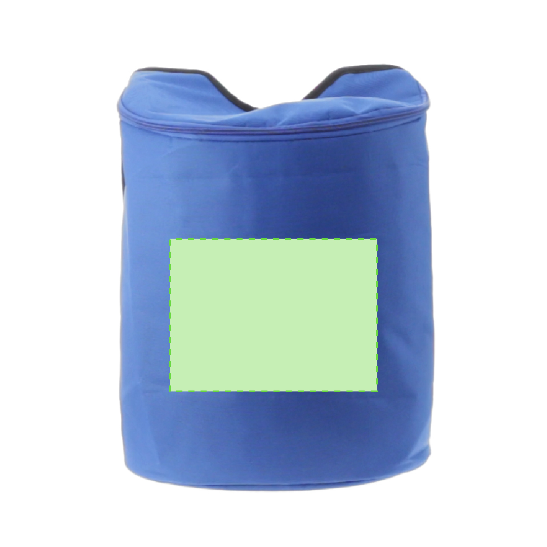 Mochila nevera de poliéster 600D todoterreno con interior de aluminio y asas acolchadas ajustables