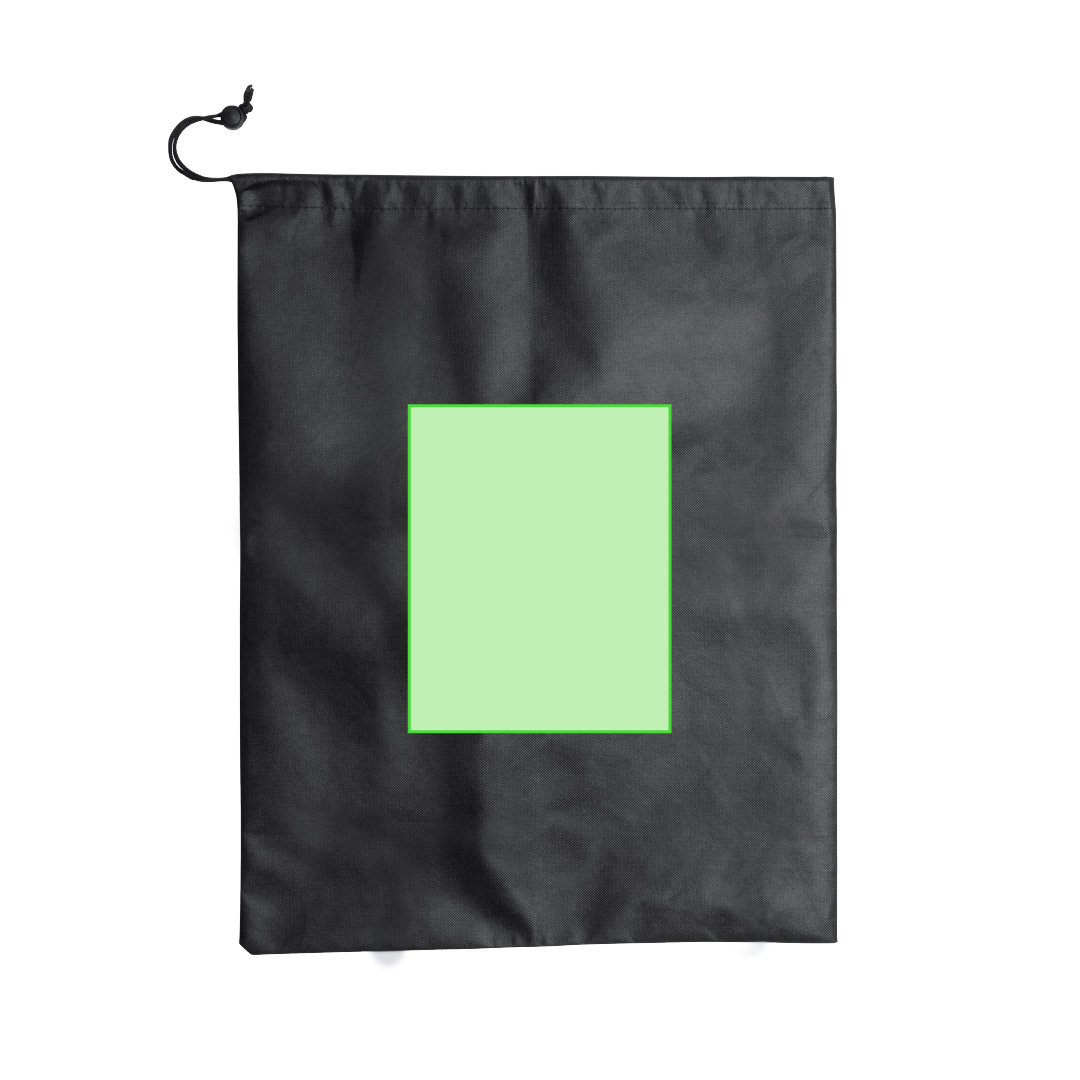 Bolsa de non-woven con cierre de cordón especialmente diseñada para guardar y proteger mochilas — 46x59 cm