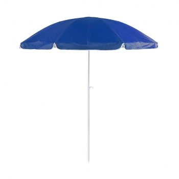 Sombrilla de playa reclinable de 200 cm en 8 paneles de nylon con protección UV — funda de transporte incluida