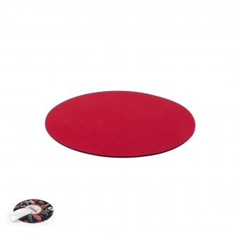 Alfombrilla de escritorio de poliéster resistente con base de caucho