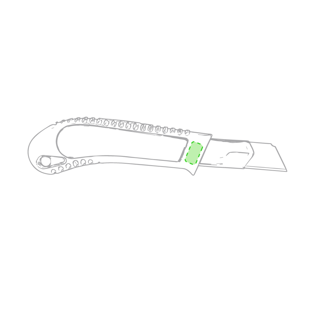 Cutter aluminio cuchilla retráctil corte profesional resistente duradero