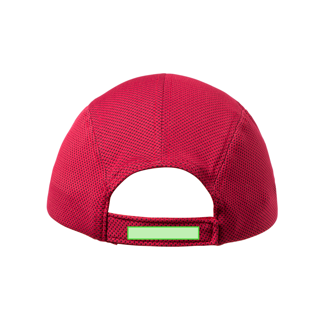Gorra deportiva SoftCool Extreme refrigerante con protección UV50 y cierre de velcro