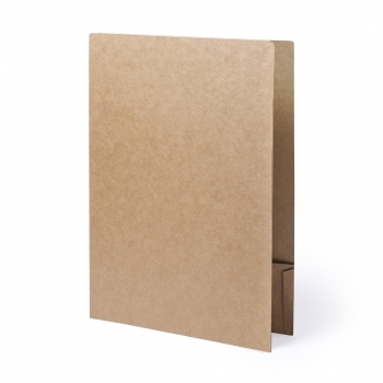 Carpeta clasificadora de cartón reciclado con solapas