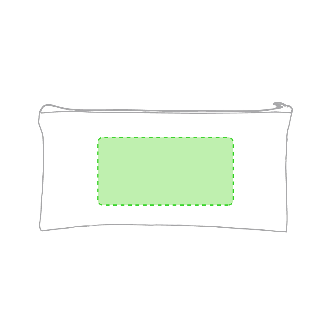 Estuche de non-woven blanco para colorear con 5 ceras incluidas