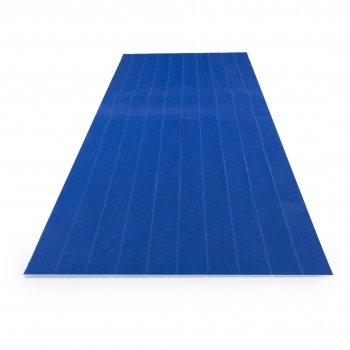 Plancha troquelada de 10 cintas de non-woven para sombrero 67 x 2,7 cm en presentación desplegada para marcaje