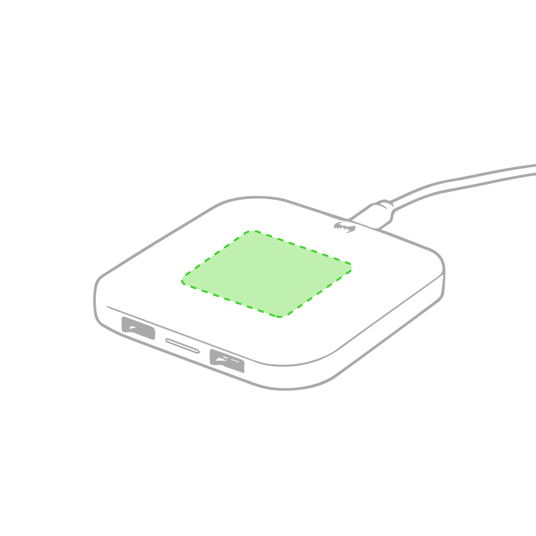 Cargador inalámbrico 10W multidispositivo con salidas USB adicionales