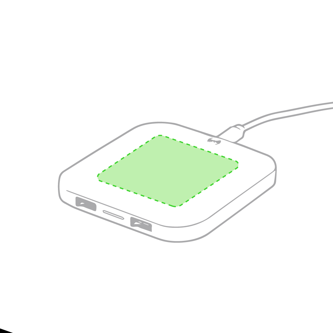Cargador inalámbrico 10W multidispositivo con salidas USB adicionales
