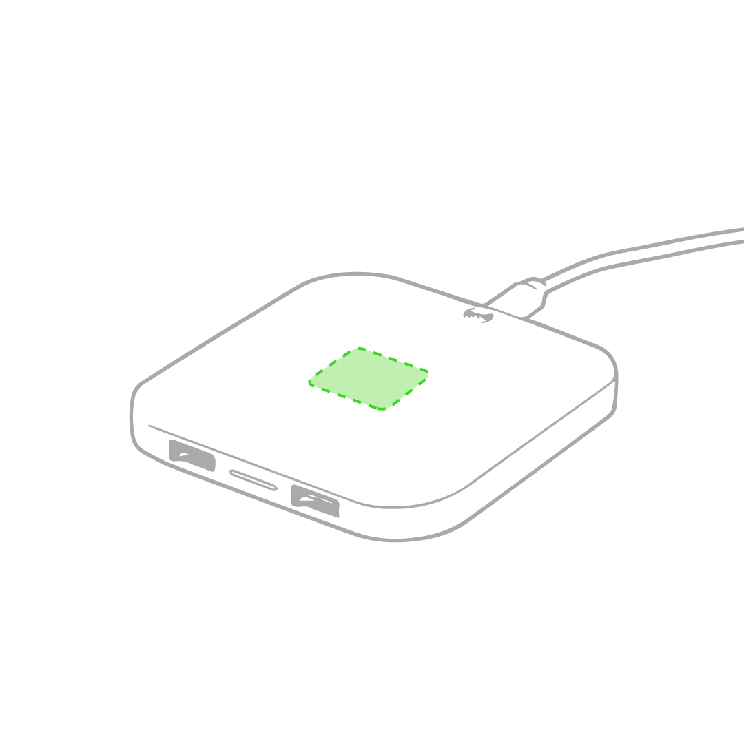 Cargador inalámbrico 10W multidispositivo con salidas USB adicionales