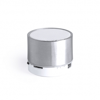 Altavoz Bluetooth compacto 3W con interior iluminado y logotipo marcado en láser que se ilumina