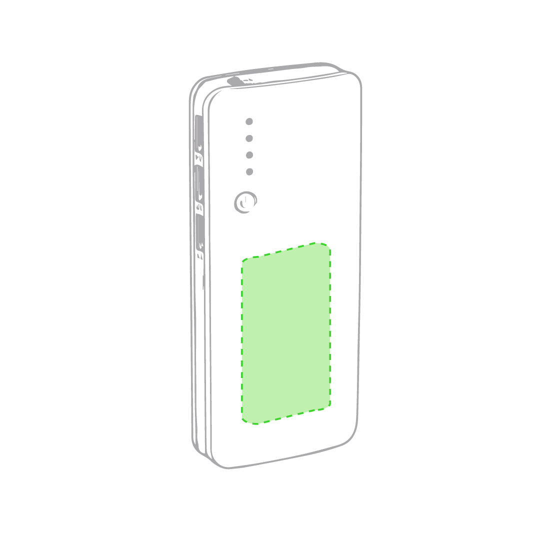 Powerbank con indicadores LED de 10000 mAh