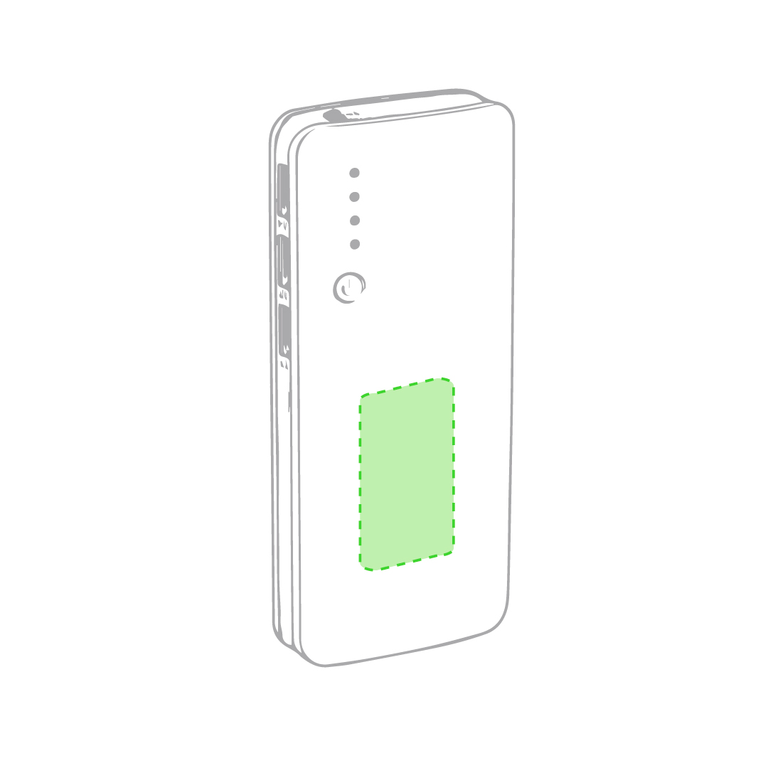 Powerbank con indicadores LED de 10000 mAh