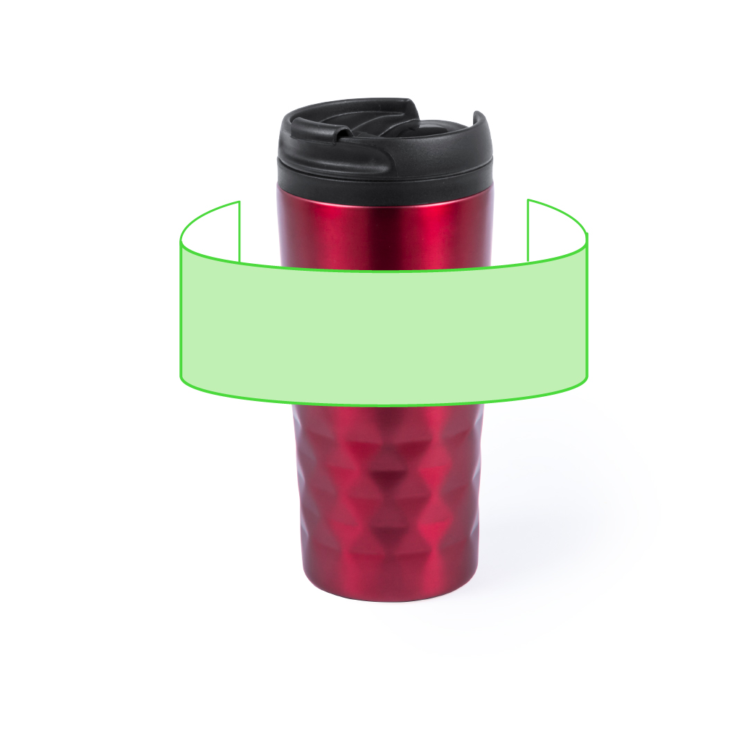 Vaso térmico híbrido de acero inoxidable y polipropileno 310 ml