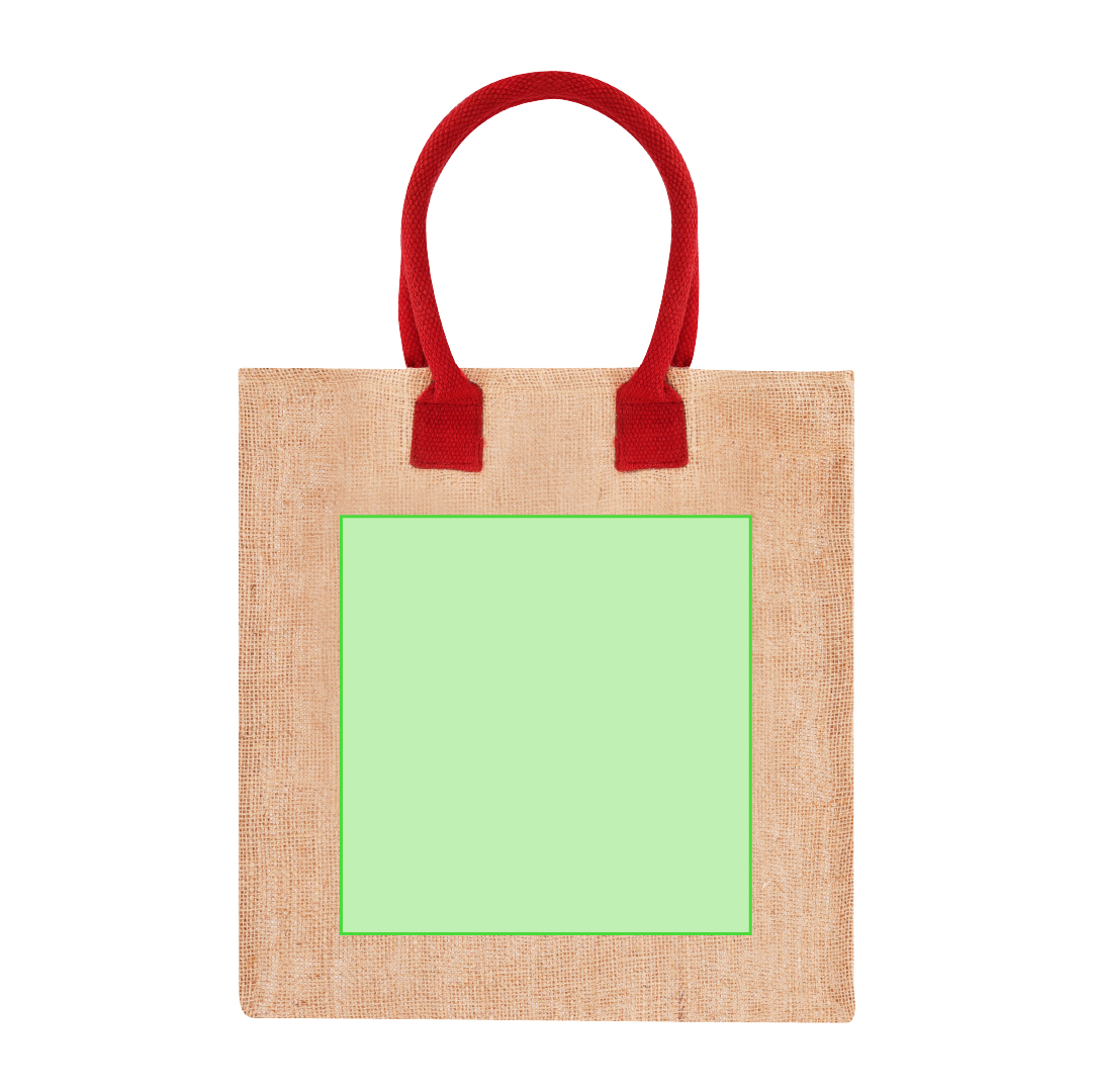 Bolsa de algodón básica natural 38×41 cm tote clásica