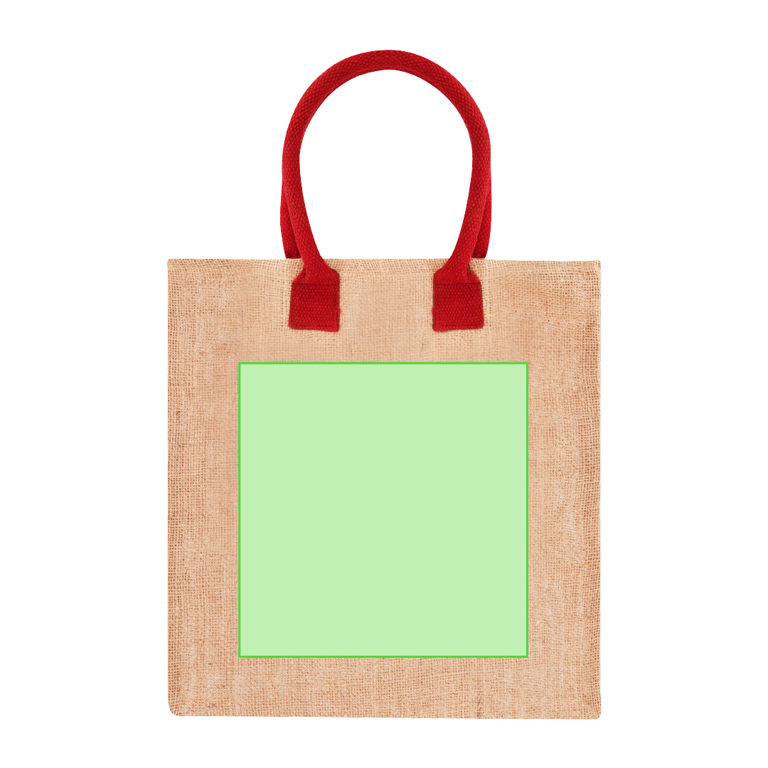 Bolsa de algodón básica natural 38×41 cm tote clásica