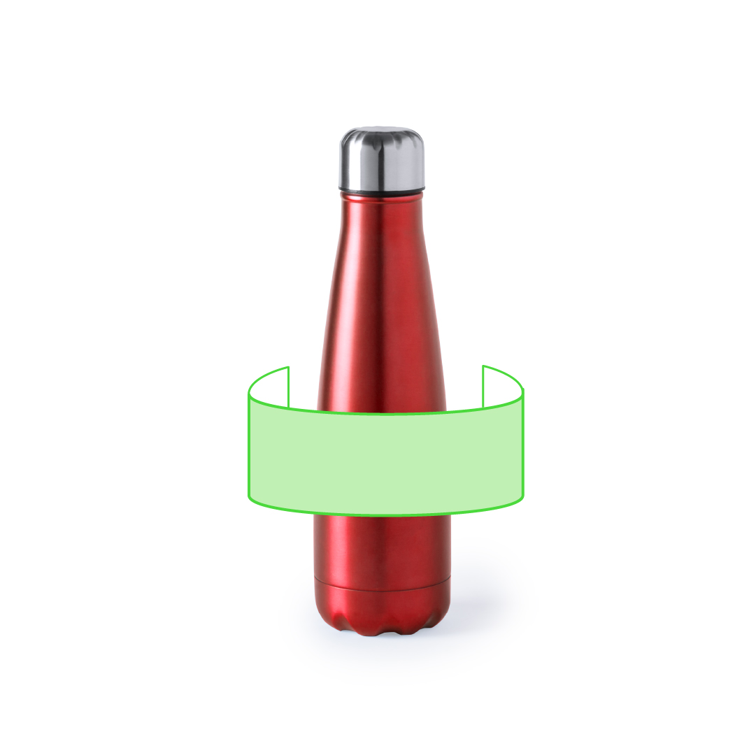 Bidón deportivo de pared simple de acero inoxidable 630 ml