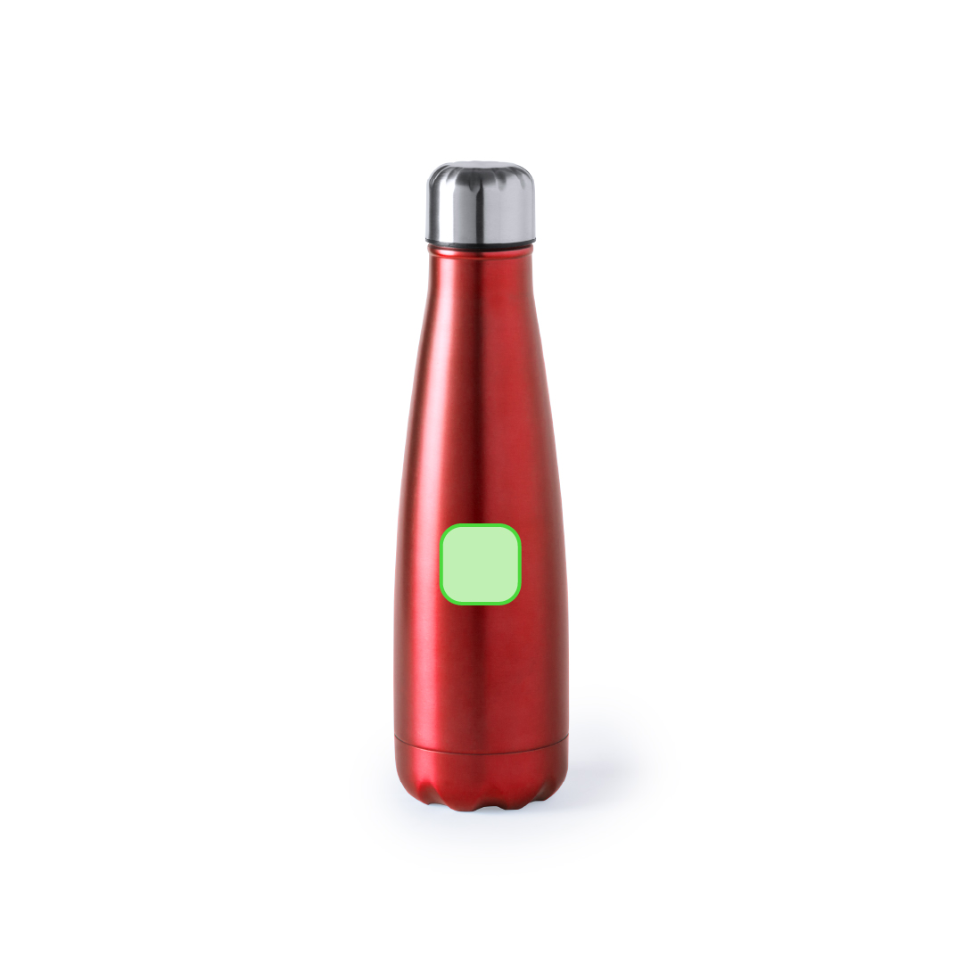 Bidón deportivo de pared simple de acero inoxidable 630 ml