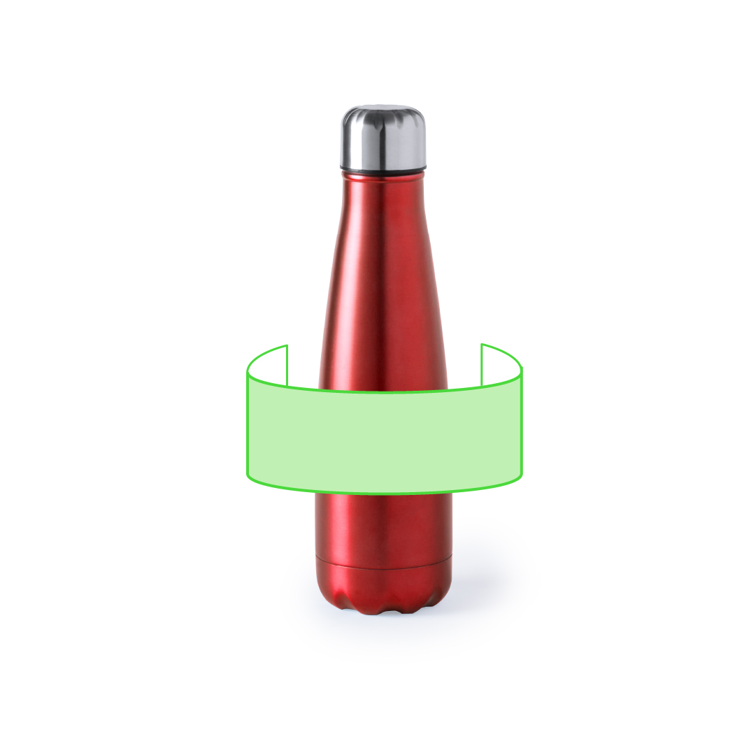 Bidón deportivo de pared simple de acero inoxidable 630 ml
